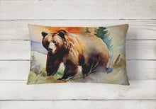 Load image into Gallery viewer, Grizzly Bear Throw Pillow