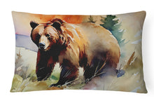 Load image into Gallery viewer, Grizzly Bear Throw Pillow