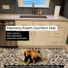 Load image into Gallery viewer, Grizzly Bear Memory Foam Kitchen Mat DAC2924RUG