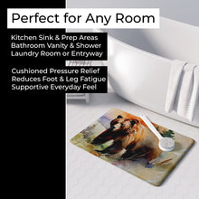 Load image into Gallery viewer, Grizzly Bear Memory Foam Kitchen Mat DAC2924RUG