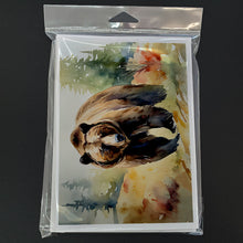 Load image into Gallery viewer, Grizzly Bear Greeting Cards - Blank Note Cards – 8-Pack of Artist-Designed Cards with Envelopes