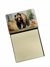 Load image into Gallery viewer, Grizzly Bear Sticky Note Holder- Refiilable Desk Accessory Note Pad