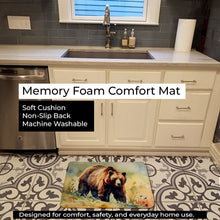 Load image into Gallery viewer, Grizzly Bear Memory Foam Kitchen Mat DAC2928RUG