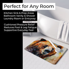 Load image into Gallery viewer, Grizzly Bear Memory Foam Kitchen Mat DAC2929RUG