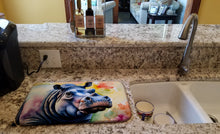 Load image into Gallery viewer, Hippopotamus Dish Drying Mat