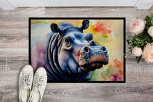 Load image into Gallery viewer, Hippopotamus Doormat - Large 24x36 – Indoor/Outdoor Floor Mat with Artistic Flair