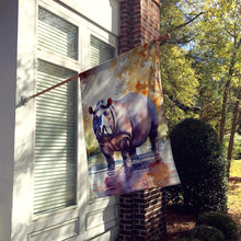 Load image into Gallery viewer, Hippopotamus House Flag