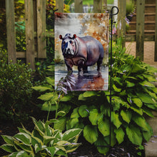 Load image into Gallery viewer, Hippopotamus Garden Flag – Outdoor Decorative Yard Flag
