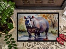 Load image into Gallery viewer, Hippopotamus Doormat - 18X27 Indoor / Outdoor Rug | Made in USA