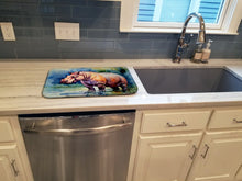 Load image into Gallery viewer, Hippopotamus Dish Drying Mat