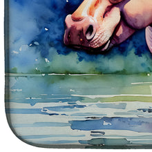 Load image into Gallery viewer, Hippopotamus Dish Drying Mat