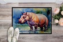 Load image into Gallery viewer, Hippopotamus Doormat - 18X27 Indoor / Outdoor Rug | Made in USA