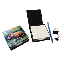 Load image into Gallery viewer, Hippopotamus PU Leather Note Paper Holder