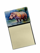 Load image into Gallery viewer, Hippopotamus Sticky Note Holder- Refiilable Desk Accessory Note Pad