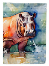 Load image into Gallery viewer, Hippopotamus Garden Flag – Outdoor Decorative Yard Flag