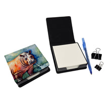 Load image into Gallery viewer, Hippopotamus PU Leather Note Paper Holder