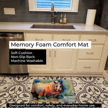 Load image into Gallery viewer, Hippopotamus Memory Foam Kitchen Mat DAC2934RUG