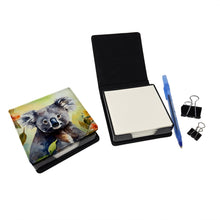 Load image into Gallery viewer, Koala PU Leather Note Paper Holder