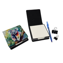 Load image into Gallery viewer, Koala PU Leather Note Paper Holder