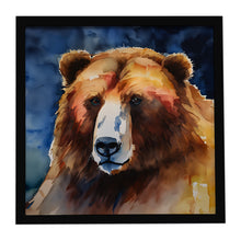 Load image into Gallery viewer, Kodiak Bear Framed Metal Print