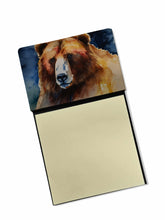 Load image into Gallery viewer, Kodiak Bear Sticky Note Holder- Refiilable Desk Accessory Note Pad
