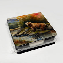 Load image into Gallery viewer, Kodiak Bear PU Leather Note Paper Holder