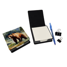 Load image into Gallery viewer, Kodiak Bear PU Leather Note Paper Holder