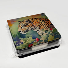 Load image into Gallery viewer, Leopard PU Leather Note Paper Holder