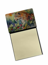 Load image into Gallery viewer, Leopard Sticky Note Holder- Refiilable Desk Accessory Note Pad