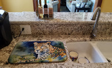 Load image into Gallery viewer, Leopard Dish Drying Mat