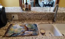 Load image into Gallery viewer, Leopard Dish Drying Mat