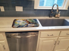 Load image into Gallery viewer, Leopard Dish Drying Mat