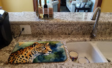 Load image into Gallery viewer, Leopard Dish Drying Mat
