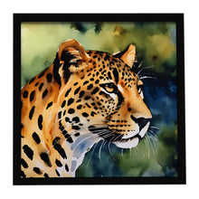 Load image into Gallery viewer, Leopard Framed Metal Print