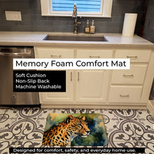 Load image into Gallery viewer, Leopard Memory Foam Kitchen Mat DAC2948RUG