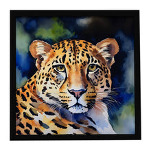 Load image into Gallery viewer, Leopard Framed Metal Print