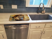 Load image into Gallery viewer, Lion Dish Drying Mat