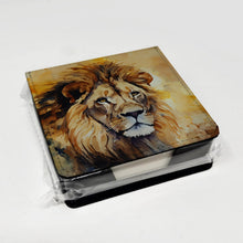 Load image into Gallery viewer, Lion PU Leather Note Paper Holder