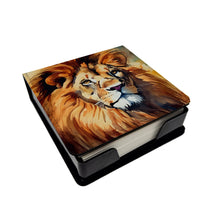 Load image into Gallery viewer, Lion PU Leather Note Paper Holder