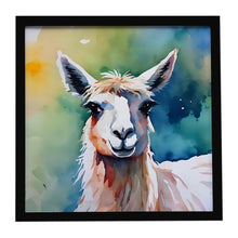 Load image into Gallery viewer, Llama Framed Metal Print