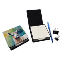 Load image into Gallery viewer, Llama PU Leather Note Paper Holder
