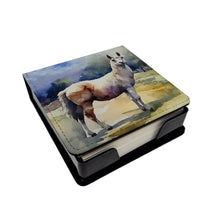 Load image into Gallery viewer, Llama PU Leather Note Paper Holder