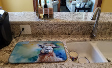 Load image into Gallery viewer, Llama Dish Drying Mat