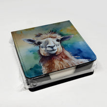 Load image into Gallery viewer, Llama PU Leather Note Paper Holder