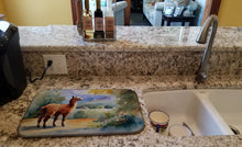 Load image into Gallery viewer, Llama Dish Drying Mat