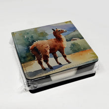 Load image into Gallery viewer, Llama PU Leather Note Paper Holder