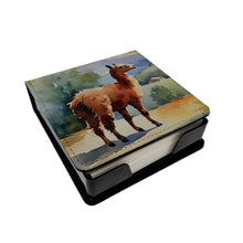 Load image into Gallery viewer, Llama PU Leather Note Paper Holder