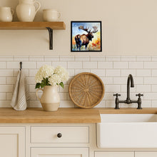 Load image into Gallery viewer, Moose Framed Metal Print