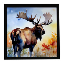 Load image into Gallery viewer, Moose Framed Metal Print