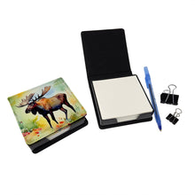 Load image into Gallery viewer, Moose PU Leather Note Paper Holder